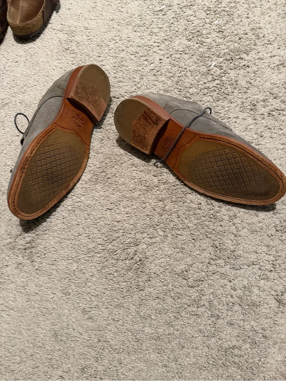 Cole Haan Men's Gray Suede Chukka Boots